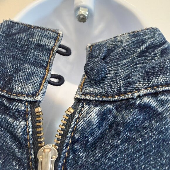 ROTATE Birger Christensen Kim Denim Mini Dress Sz XS - Picture 14 of 14